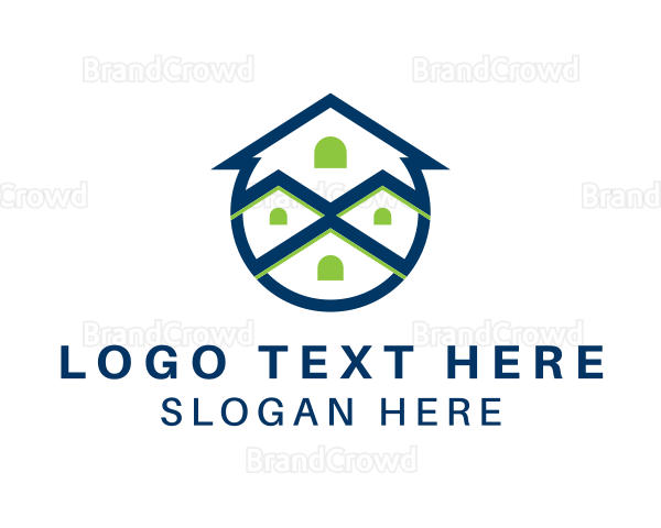 Home Realtor Subdivision Logo