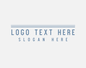 Wordmark - Simple Lines Startup logo design