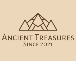 Pyramid Travel Landmark logo design