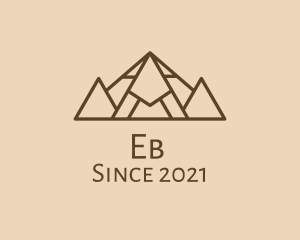 Egyptian - Pyramid Travel Landmark logo design