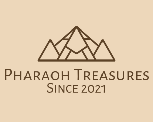 Pyramid Travel Landmark logo design