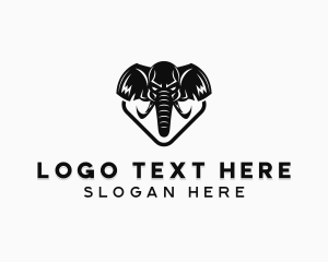 Elephant - Corporate Elephant Trunk logo design