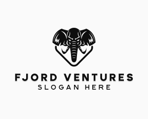 Wild Elephant Animal logo design