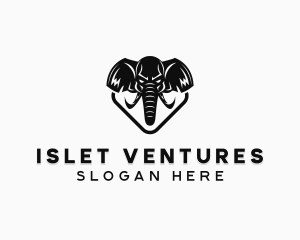 Wild Elephant Animal logo design