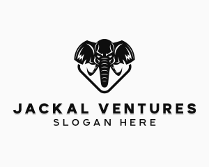 Wild Elephant Animal logo design