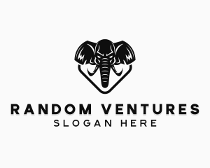 Wild Elephant Animal logo design