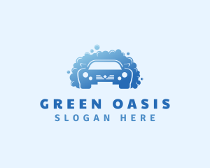 Auto - Car Cleaning Suds logo design