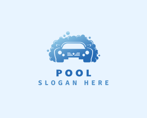 Washer - Car Cleaning Suds logo design