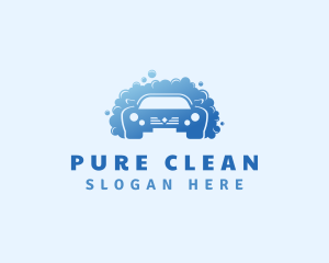 Car Cleaning Suds logo design