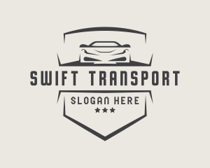 Luxury Car Star Transport logo design