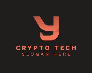 Crypto - Digital Crypto Tech logo design