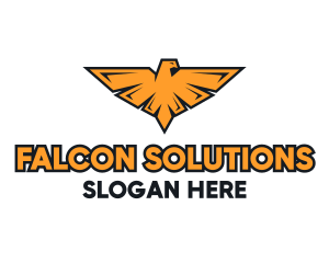 Falcon - Falcon Bird Emblem logo design