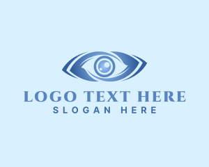 Modern - Eye Surveillance Technology logo design