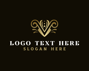 Coat - Classic Letter V Fashion logo design