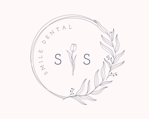 Sacrament - Floral Wreath Beauty logo design