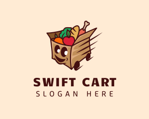 Cart - Food Delivery Cart logo design