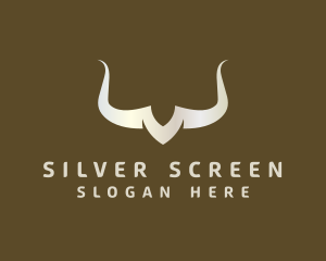 Silver Cattle Horn logo design
