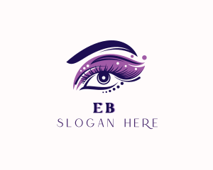 Beautician - Eye Makeup Salon logo design