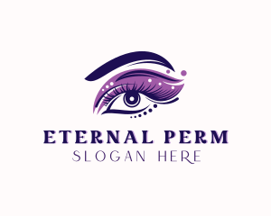 Perm - Eye Makeup Salon logo design