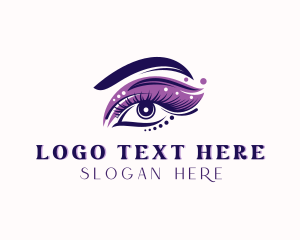 Lashes - Eye Makeup Salon logo design