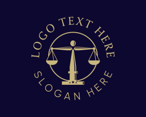 Justice Scale Law Firm Logo