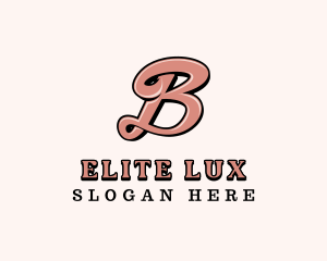 Upmarket - Stylish Salon Beauty Letter B logo design