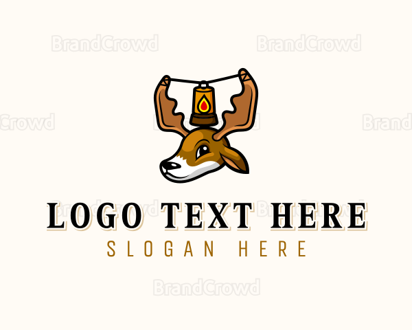 Outdoor Adventure Deer Logo