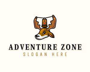 Outdoor Adventure Deer logo design