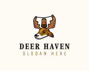 Outdoor Adventure Deer logo design