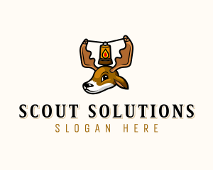 Outdoor Adventure Deer logo design