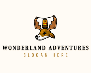 Outdoor Adventure Deer logo design