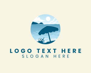 Lodging - Beach View Resort logo design