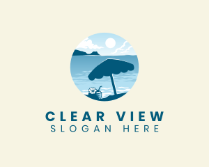 Beach View Resort logo design