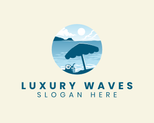 Beach View Resort logo design