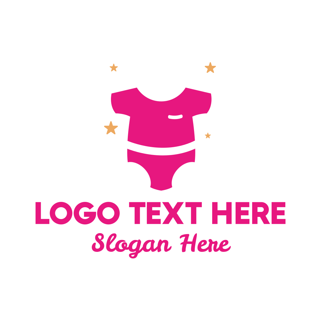 Pink Baby Clothing Logo | BrandCrowd Logo Maker