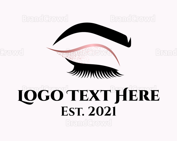 Beauty Salon Eyelashes Logo