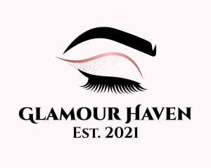 Salon - Beauty Salon Eyelashes logo design
