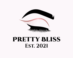 Pretty - Beauty Salon Eyelashes logo design