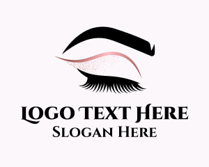 Beauty Salon Eyelashes  Logo