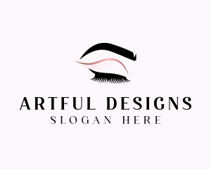 Beauty Salon Eyelashes  logo design