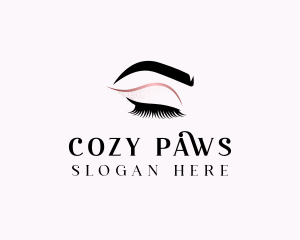 Beauty Salon Eyelashes  logo design