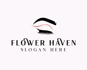 Beauty Salon Eyelashes  logo design