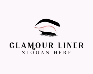 Eyeliner - Beauty Salon Eyelashes logo design