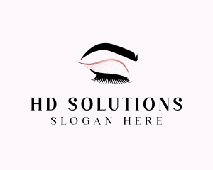 Beauty Salon Eyelashes  logo design