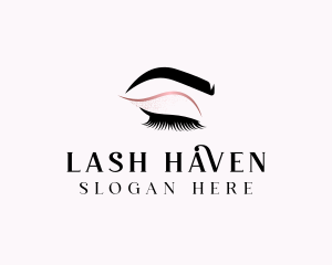 Beauty Salon Eyelashes  logo design