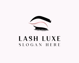 Beauty Salon Eyelashes  logo design