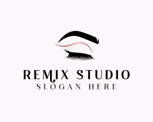 Beauty Salon Eyelashes  logo design