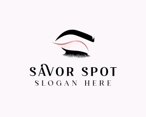 Beauty Salon Eyelashes  logo design