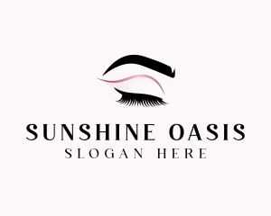 Beauty Salon Eyelashes  logo design