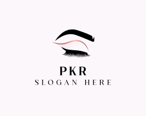 Beauty Salon Eyelashes  logo design